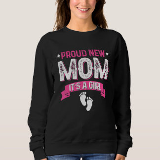 Sweatshirt Famille Genre Révéler Fière Nouvelle Maman C'est u