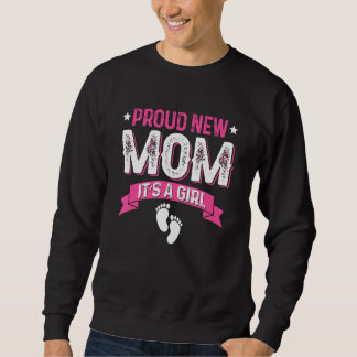 Sweatshirt Famille Genre Révéler Fière Nouvelle Maman C'est u