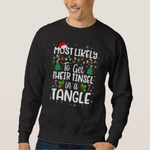 Sweatshirt Famille la plus susceptible de s'emmêler dans du r