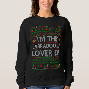Sweatshirt Famille Matching Ugly I'm The Labradoodle Elf Chri