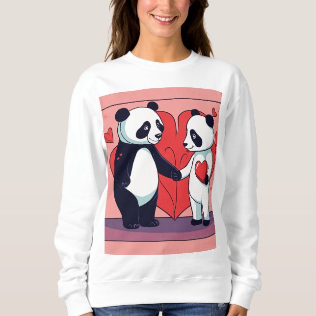 Sweatshirt Famille Panda (Devant)