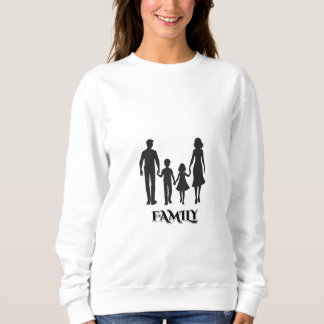Sweatshirt FAMILLE - sweat-shirt à jamais connectés