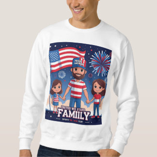 Sweatshirt Famille United Juillet 4 Juillet T-shirt Imprimer