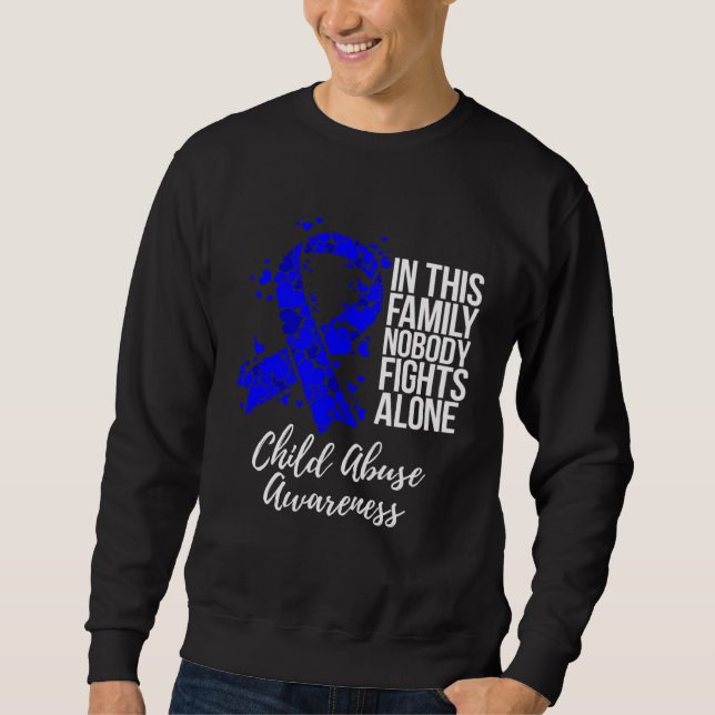 Sweatshirt Family Support Child Abuse Awareness (Devant)