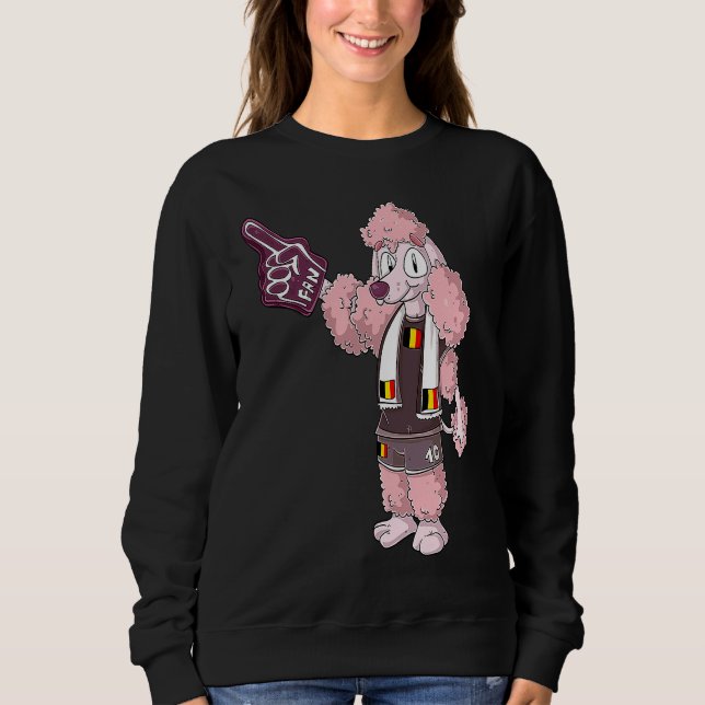 Sweatshirt Fan Poodle Belgium (Devant)
