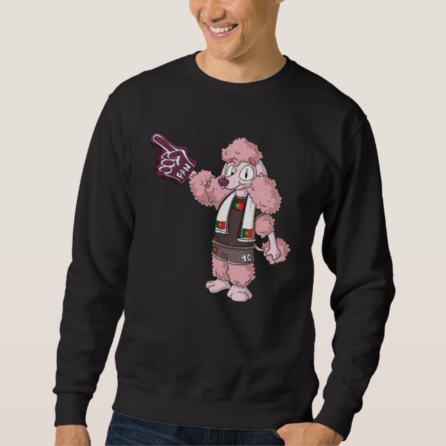 Sweatshirt Fan Poodle Portugal (Devant)