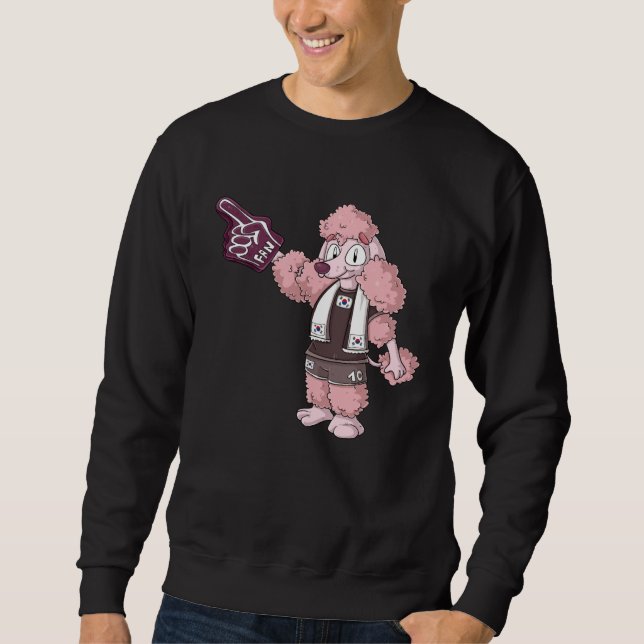 Sweatshirt Fan Poodle South Korea (Devant)