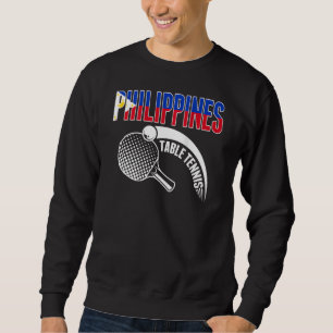 Sweatshirt Fans de tennis de table des Philippines Ping-pong
