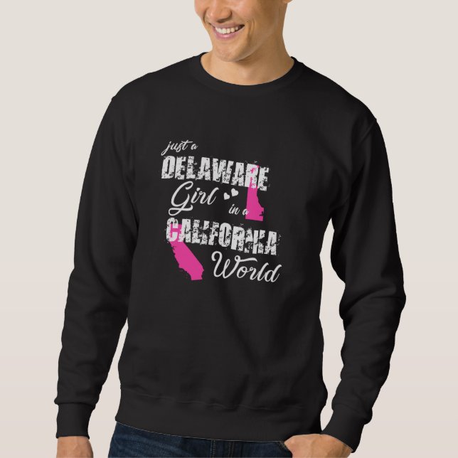 Sweatshirt Fantastique Chemises Delaware Juste Une Fille Dela (Devant)