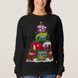 Sweatshirt Fantastique éclairage de Noël Père Noël Camping RV