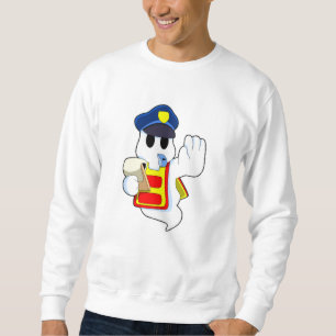 Sweatshirt Fantôme en tant qu'officier de police avec sifflet