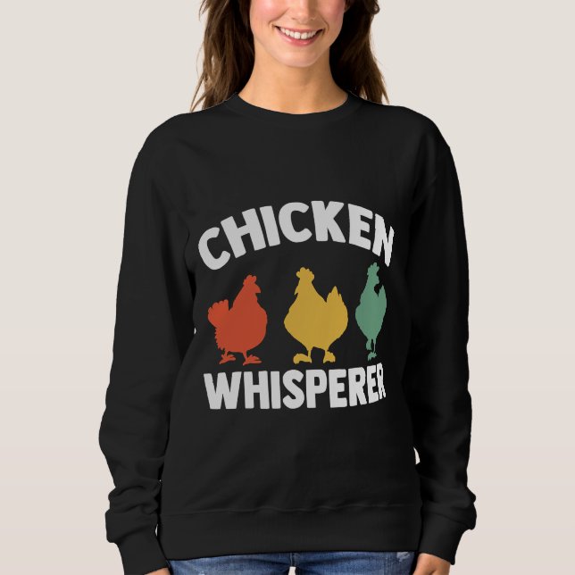 Sweatshirt Farmhouse Grange Poulet Whisperer (Devant)