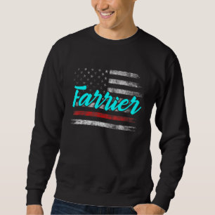 Sweatshirt Farrier Horseshoe Hoof Trimming Equine Shoeing 72
