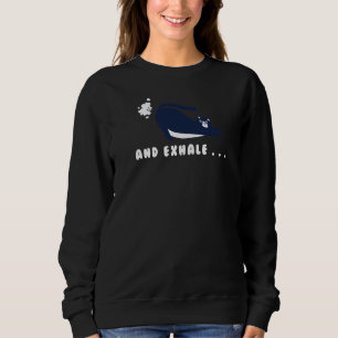 Sweatshirt Farting Chat Faire Du Yoga Pose Dire Exhale