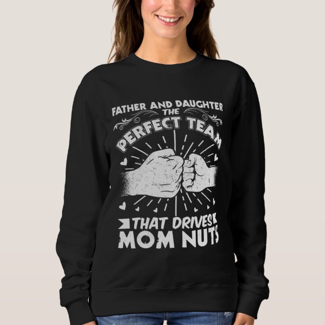 Sweatshirt Father And Daughter Partnerlook Dad Father s Day Q (Devant)