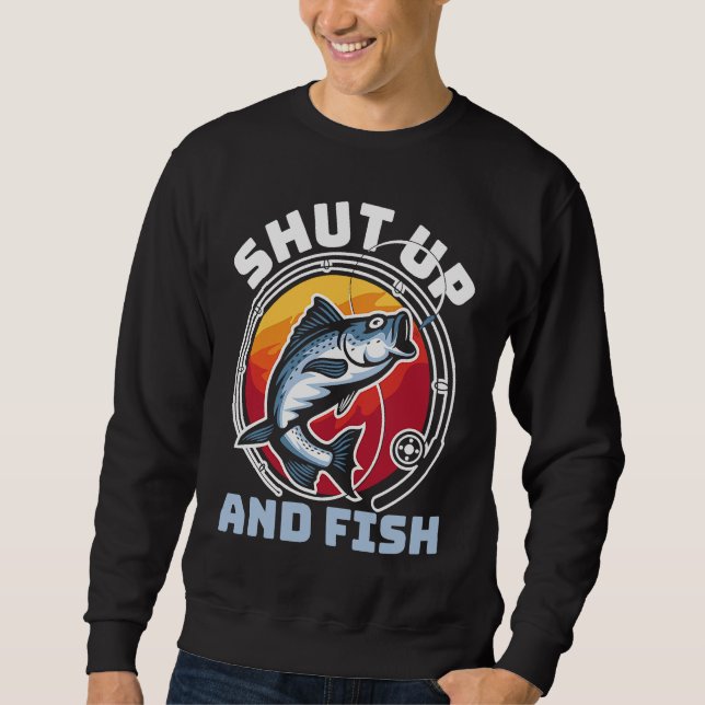 Sweatshirt Father's Day Fishing Fisherman  6 (Devant)