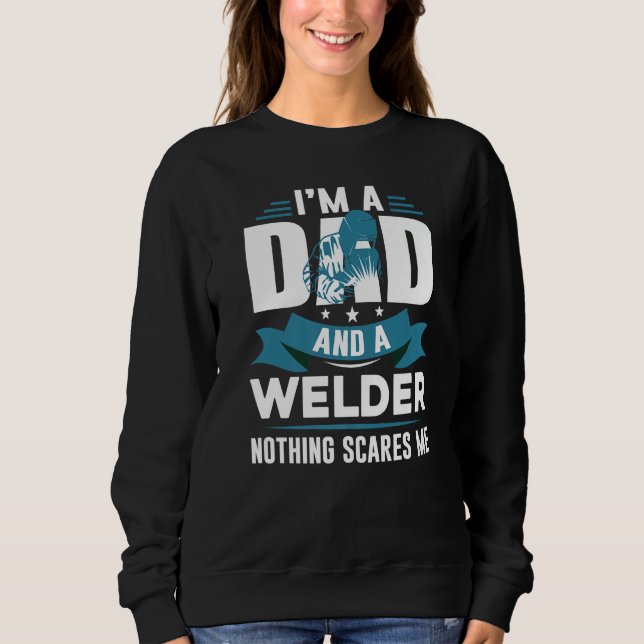Sweatshirt Father's Day  USA Patriotic Welder Dad (Devant)