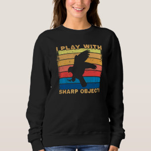 Sweatshirt Fauconnerie Chasse Je Joue Avec Des Objets Trancha