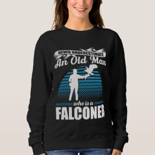Sweatshirt Fauconnier Chasseur de Faucon Fauconnier Pisteur C