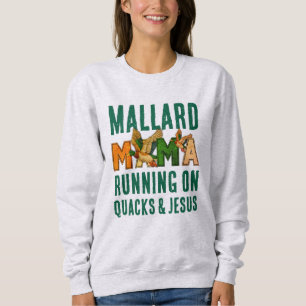Sweatshirt Fausse MALLARD MAMA Strass