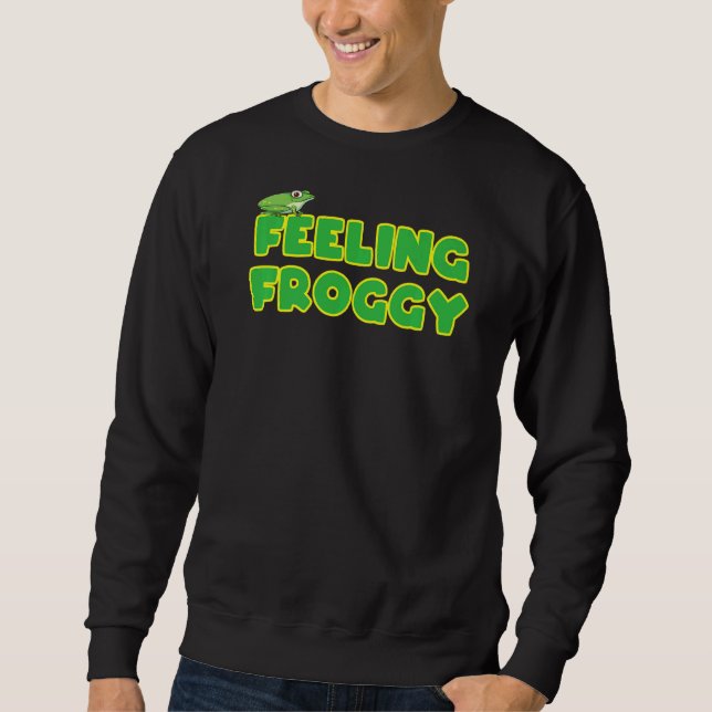 Sweatshirt Feeling Froggy (Devant)