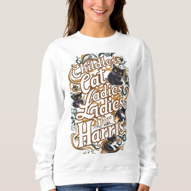 Sweatshirt Feline Fandom (Devant)