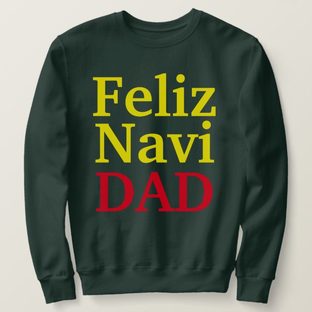 Sweatshirt Feliz Navi DAD (Design devant)