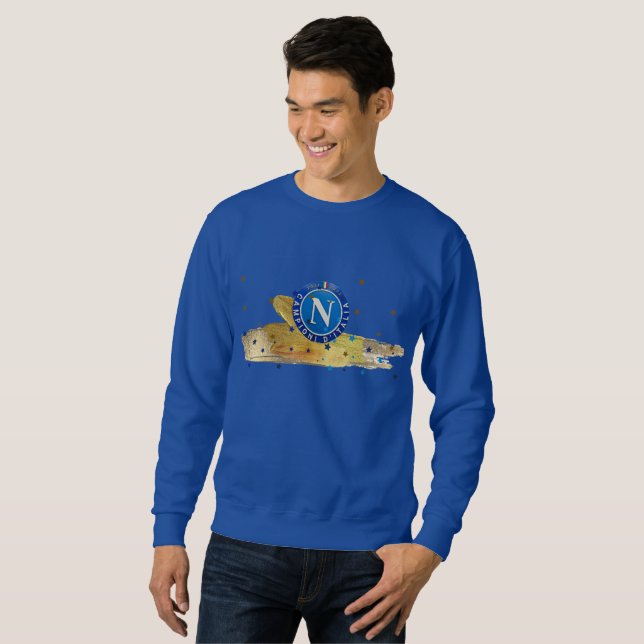 Sweatshirt Felpa uomo Scudetto Napoli (Devant entier)