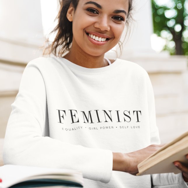 Sweatshirt Féministe | Egalité moderne Pouvoir des filles Amo (Créateur téléchargé)