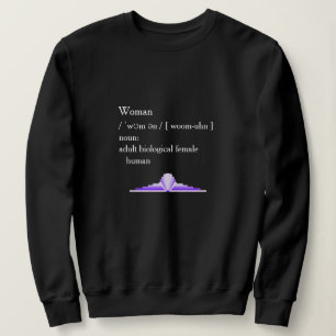 Sweatshirt Femme : adulte biologique femelle humaine