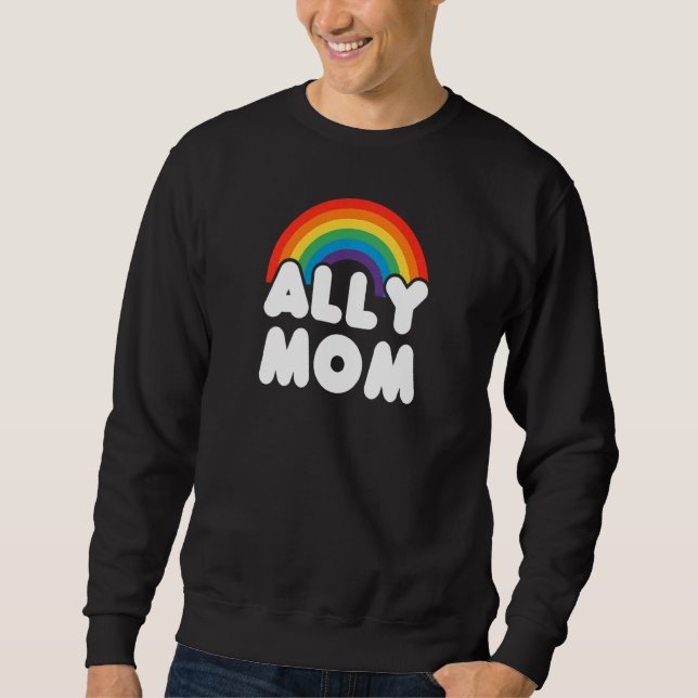 Sweatshirt Femme Ally Maman Lgbt Csd (Devant)