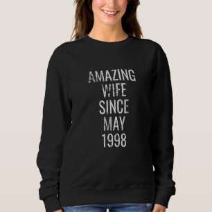 Sweatshirt Femme Awesome Depuis Mai 1998