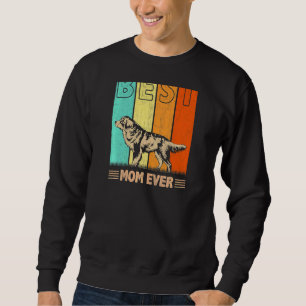 Sweatshirt Femme Best Saint Bernard Chien Maman Jamais Graphi