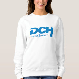 Sweatshirt Femme - Blanc - Sweater - Big DCH Blue Logo