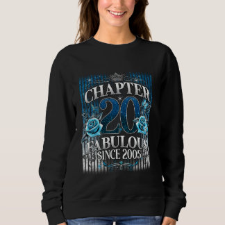 Sweatshirt Femme Chapitre 20 Fabuleux depuis 2005 20e anniver