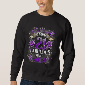 Sweatshirt Femme Chapitre 21 Fabuleux depuis 2004 21e anniver