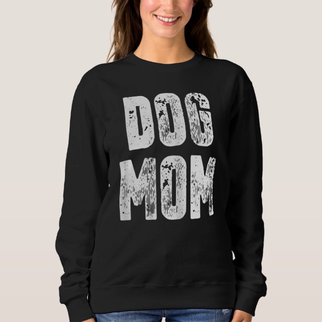 Sweatshirt Femme Chien Maman (Devant)