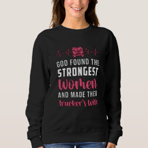 Sweatshirt Femme De Camionnette Dieu A Trouvé Les Femmes Les