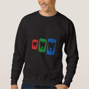 Sweatshirt Femme Dentiste Coloré Technicien Dentaire Médicale