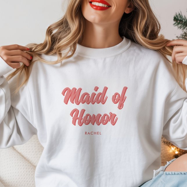 Sweatshirt Femme d'honneur de Bachelorette (Créateur téléchargé)