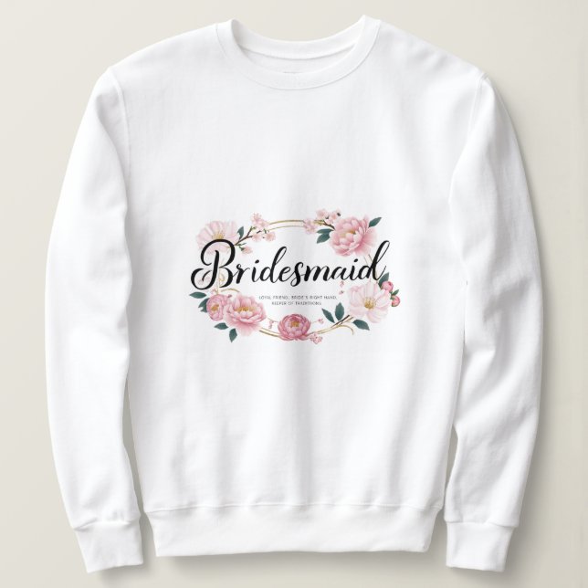 Sweatshirt Femme d'honneur japonaise en maillot (Design devant)