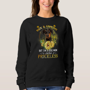 Sweatshirt Femme Doberman Je Ne Suis Peut-Être Pas Riche Et C