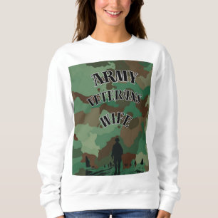Sweatshirt Femme d'un vétéran de l'armée