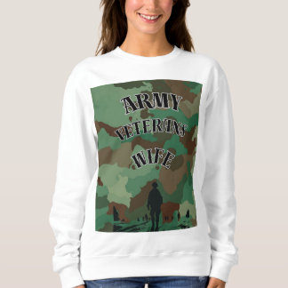 Sweatshirt Femme d'un vétéran de l'armée