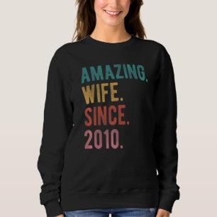Sweatshirt Femme Extraordinaire depuis 2010 12ème anniversair