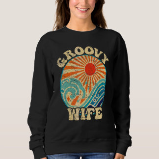 Sweatshirt Femme Groovy Nostalgie de l'esthétique des années