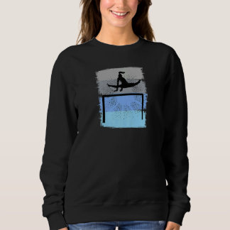 Sweatshirt Femme Gymnastique Rétro Filles Motivationnelle Bir
