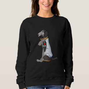 Sweatshirt Femme I Love Maman Tattoo Saluki Maman Chien Femme