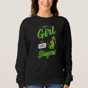 Sweatshirt Femme Juste Une Fille Qui Aime Les Dragons I Dunge