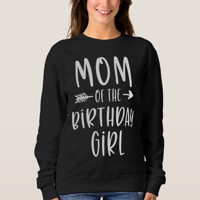 Sweatshirt Femme Maman De L'Anniversaire Fille Mama Et Fille (Devant)